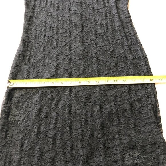 Guess Lace Little Black Party Cocktail Dress Size Small - Picture 11 of 13